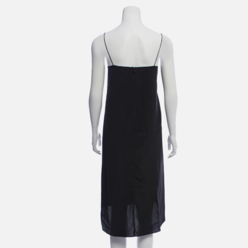 ★100% Authentic!! TOTÊME Girona Layered Silk Dress Black M★ - Picture 3 of 8